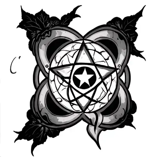 Wicca tattoo design idea
