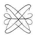 hydrogen atom tattoo design idea