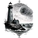 Bioshock Lighthouse tattoo design idea