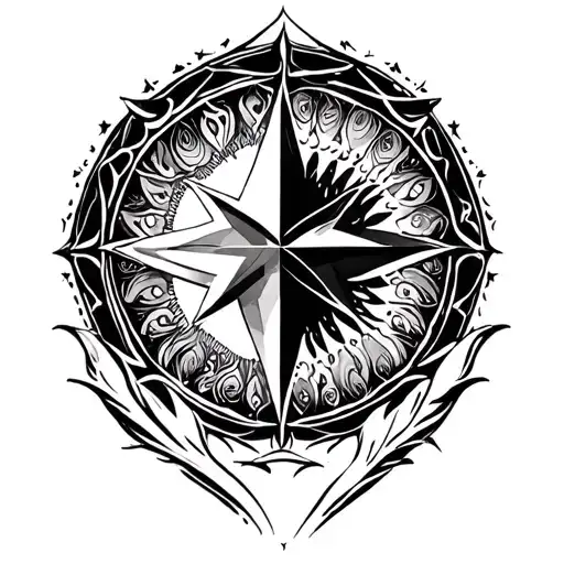 Matariki Star Sign tattoo design idea