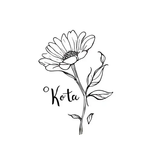 "Kota Lee " miscarriage pregnancy loss grief flower overcome tattoo design idea
