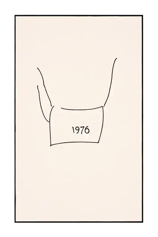 left biceps on the back of the left would be written to 1976, biceps tattoo design idea