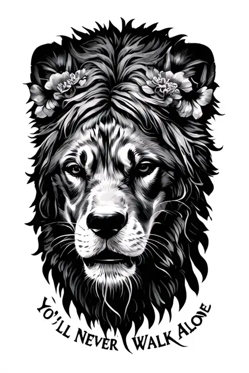 You'll Never Walk Alone tattoo design idea