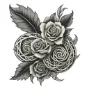 Utah things intertwined tattoo design idea