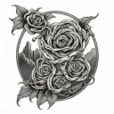 Utah things intertwined tattoo design idea