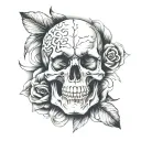 something that represents strength whilst going through chemo and a brain tumor tattoo design idea