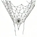 cobwebs, prison tattoo design idea