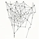 cobwebs, prison tattoo design idea