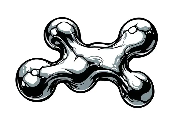 adrenaline molecule tattoo design idea