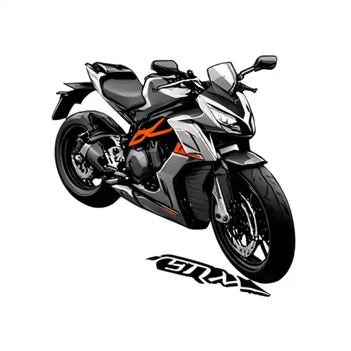 Ktm 790 adventure motorcycle tattoo design idea