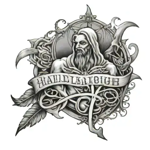 hard fought hallelujah  tattoo design idea