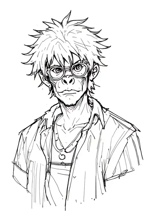 GORILLAZ tattoo design idea