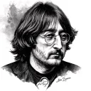 John lennon tattoo design idea