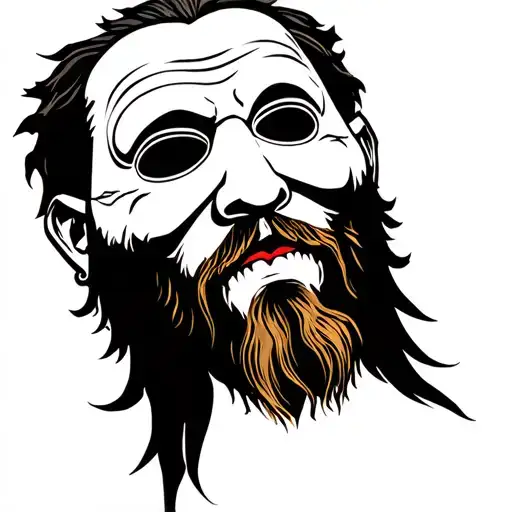 bray wyatt fiend mask tattoo design idea