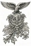 polish eagle with christian tattoos tattoo design idea