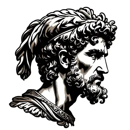 Caesar Brutus tattoo design idea
