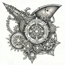 Adeptus Mechanicus Warhammer Inspired Tattoo tattoo design idea
