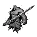 juggernaut tattoo design idea