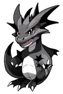 charizard, the nine tailed fox, Naruto curse mark, stars tattoo design idea