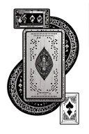 cribbage board tattoo design idea
