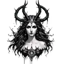 Hecate Goddess tattoo design idea