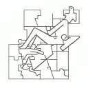 jigsaw falling into place tattoo design idea