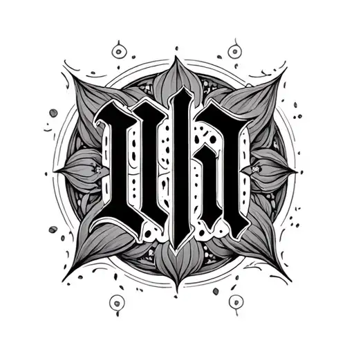 Two Word Ambigram Generator tattoo design idea