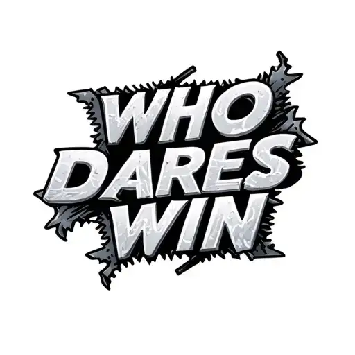 "who dares win" razorblade wrapped tattoo design idea