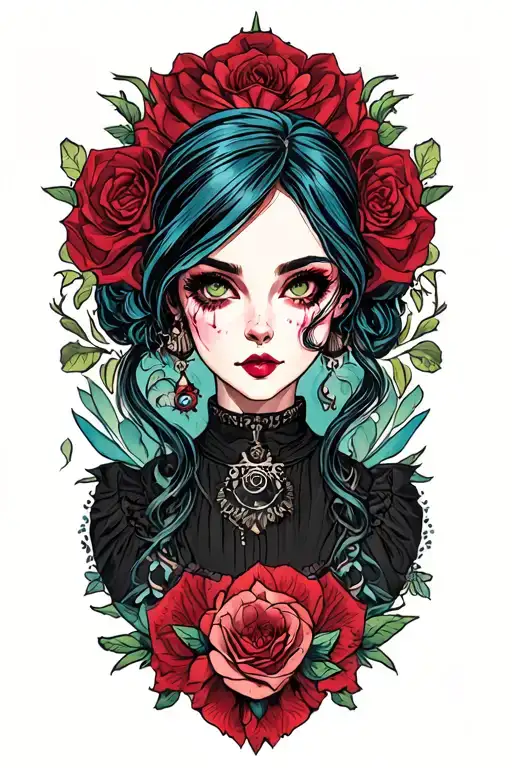 alice madness returns tattoo design idea