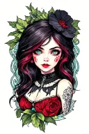 alice madness returns tattoo design idea