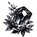 Birthstone tattoo design idea