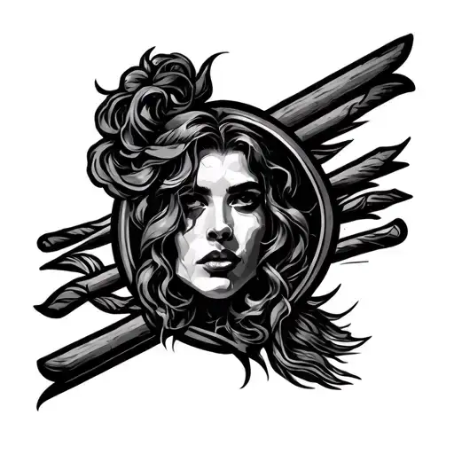 Undefeated tattoo design idea