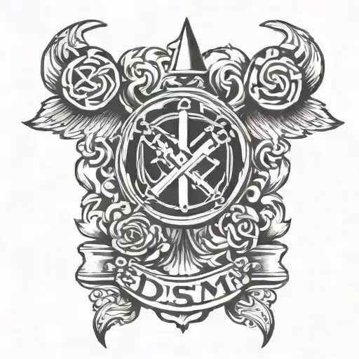 bdsm dom symbol tattoo design idea