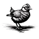 chick tattoo design idea
