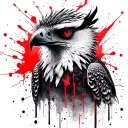 harpy eagle tattoo design idea