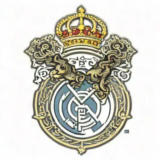 Real Madrid FC logo tattoo design idea