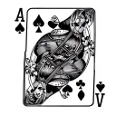4 aces cards and play cubes tattoo design idea