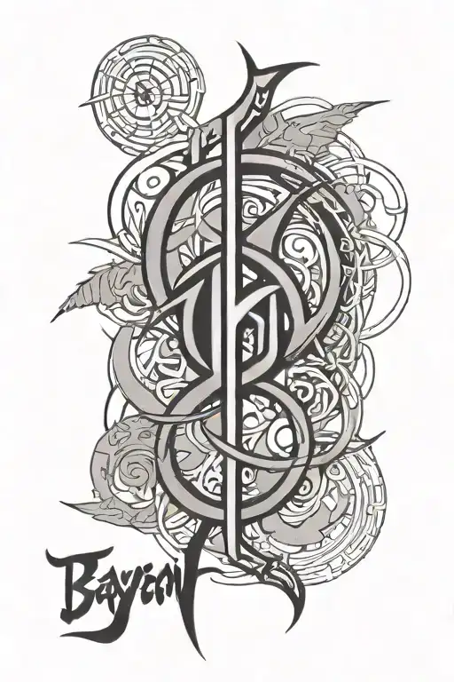 freedom in baybayin half sleeve tattoo design tattoo design idea