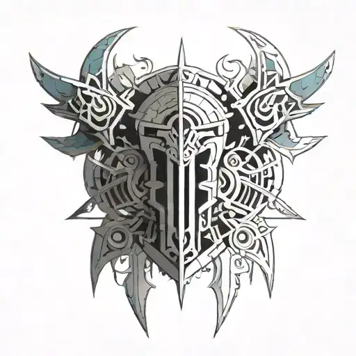 warhammer alpha legion tattoo design idea