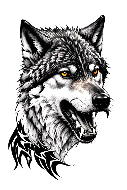371+ Growling Wolf Tattoo Ideas in 2026 - BlackInk AI