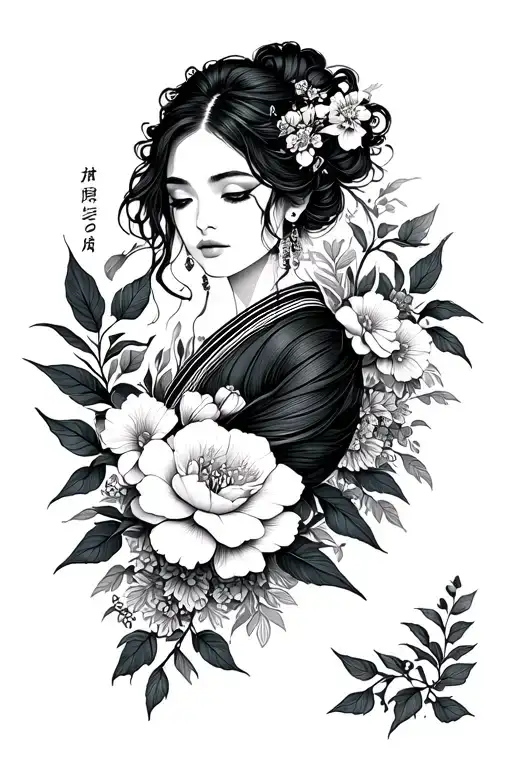 Create tattoo sketches in the style of Jamie Lynn, featuring floral motifs, fine lines, and minimalist details. Include  tattoo design idea