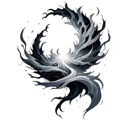 Aurora Boreale tattoo design idea