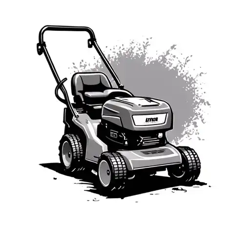 Lawnmower tattoo design idea