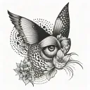 A tattoo representing the resilience in facing disease and stress, with a focus on inner strength and courage tattoo design idea