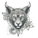 A tattoo representing the resilience in facing disease and stress, with a focus on inner strength and courage tattoo design idea