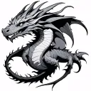 Zelda Dragon tattoo design idea