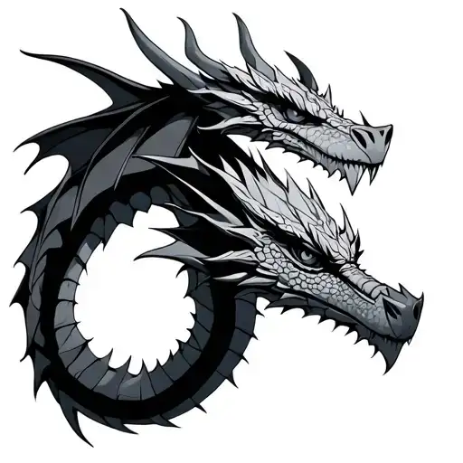 Zelda Dragon tattoo design idea