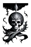 Dark Fantasy tattoo design idea