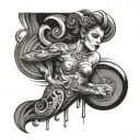 Swinger tattoo design idea