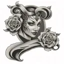 Swinger tattoo design idea